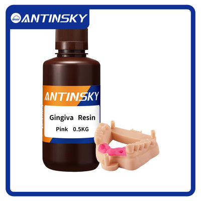 Antinsky Gingiva Resin Pink 0.5kg for LCD 3d printer Dental Resin