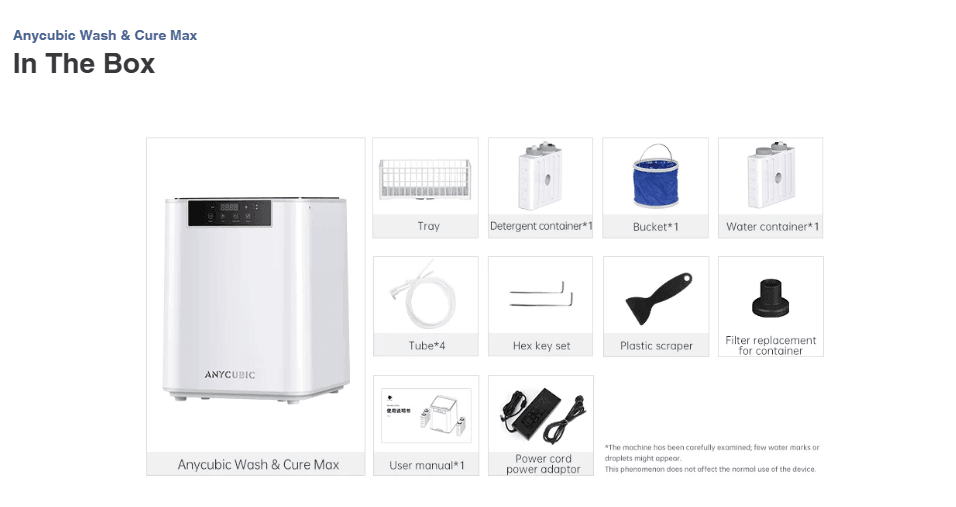 Anycubic Wash & Cure Max Machine with impressive Maximum Cleaning Size Alcohol-Efficient wash & cure machine - Antinsky3d