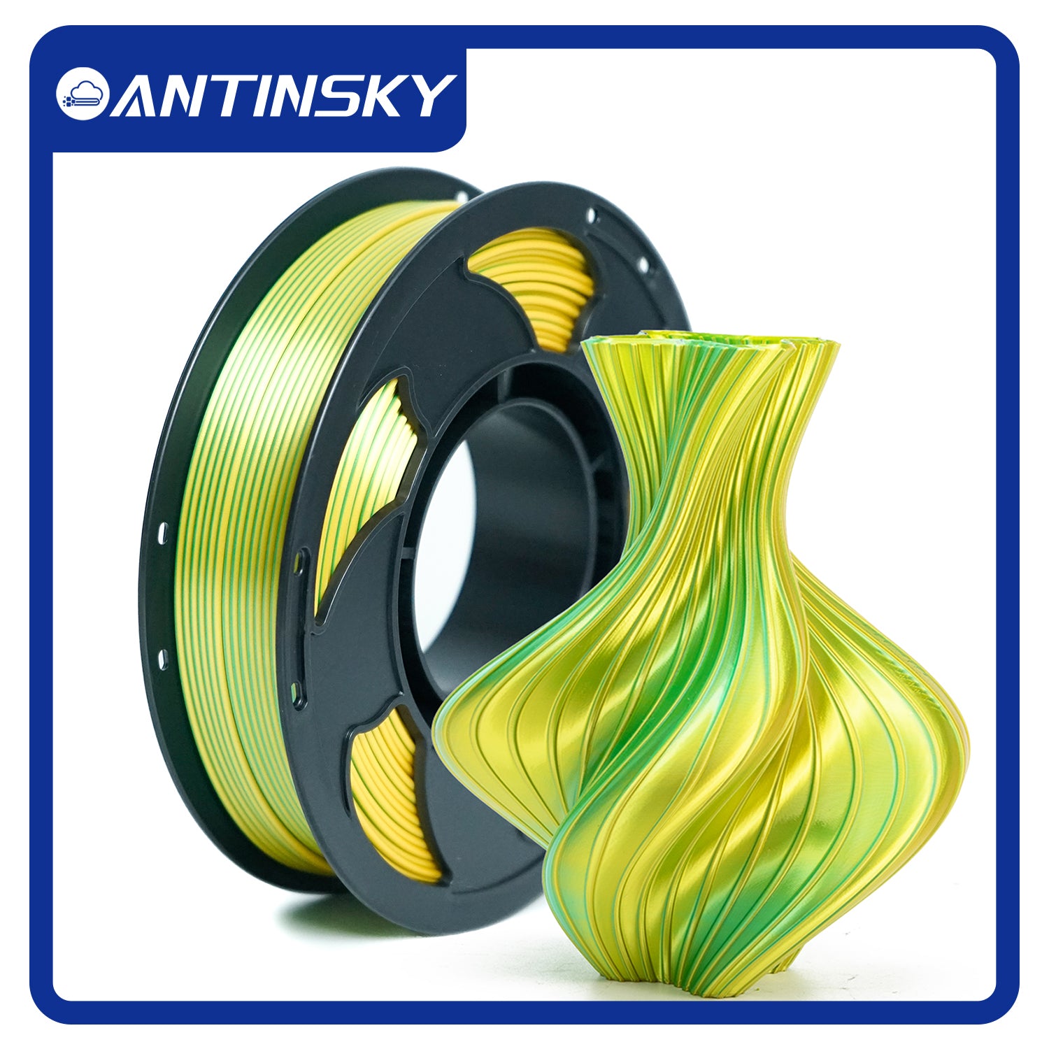 ANTINSKY DUAL Colors Silk PLA Filament 250G