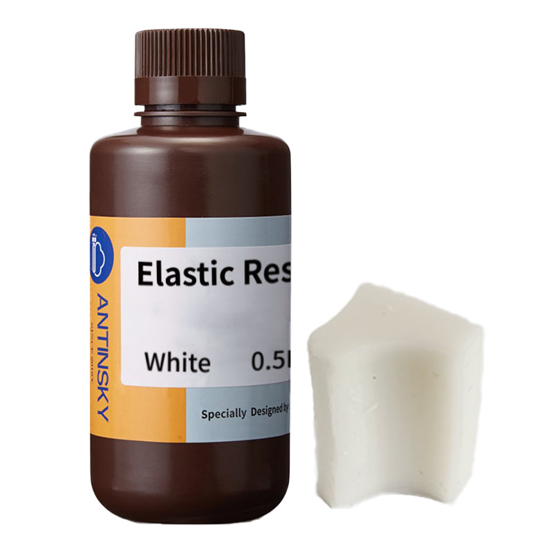 Antinsky Elastic Resin White 0.5kg Resin for resin 3D Printer LCD 3d printer