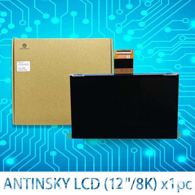 Antinsky 12K LCD Screen Panel Use (10"/Mono) for ELEGOO Saturn 3 Ultra, Anycubic Photon Mono M5/ M5S, Phrozen 12K kit - Antinsky3d