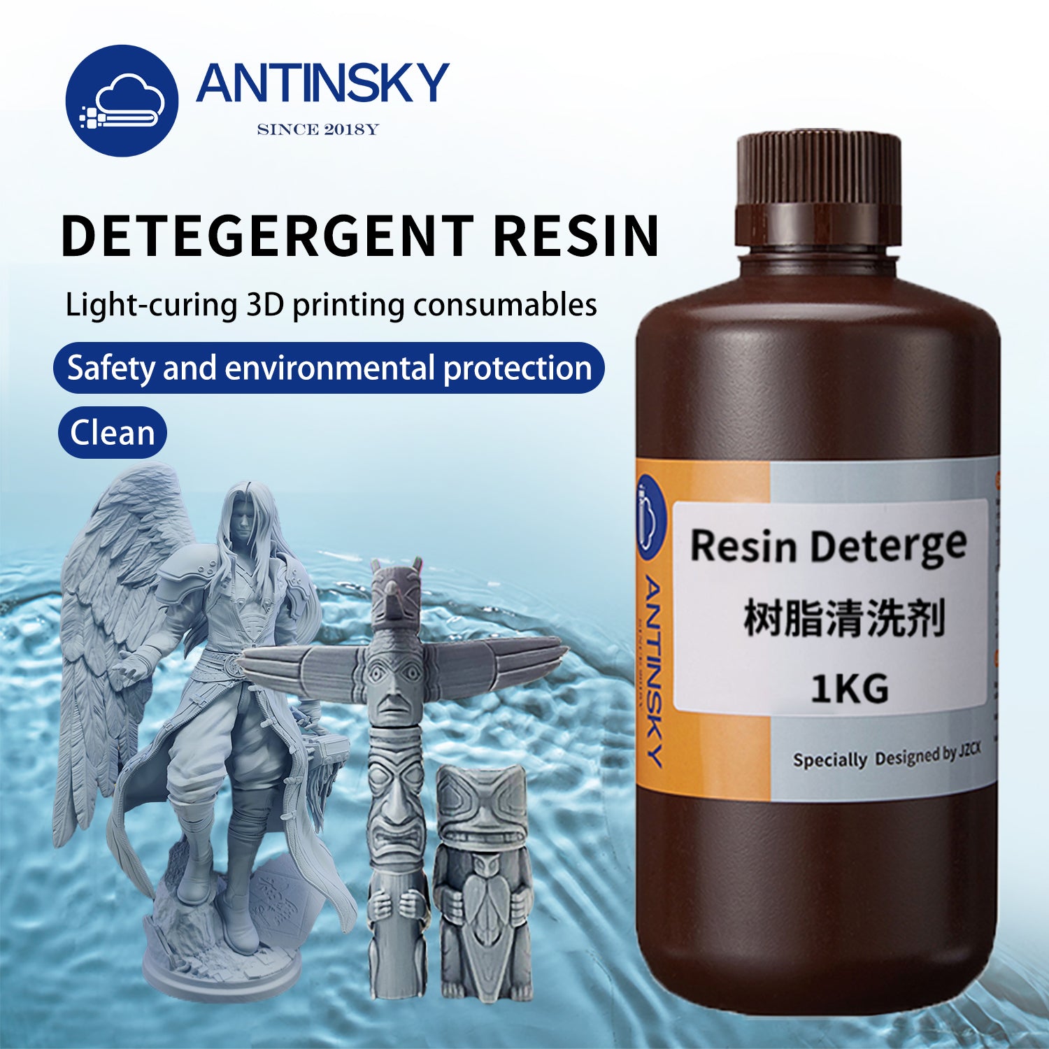 Antinsky Resin Deterge