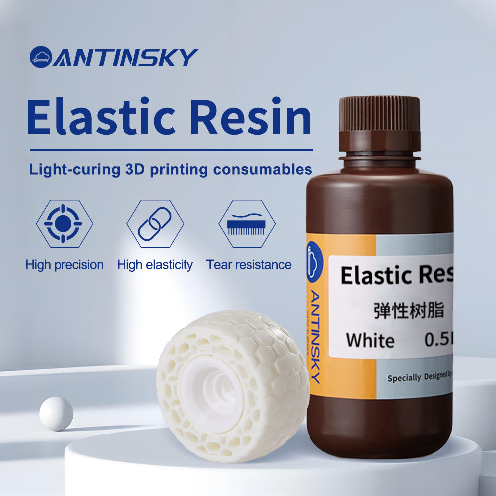 ANTINSKY Elastic Resin White 0.5kg