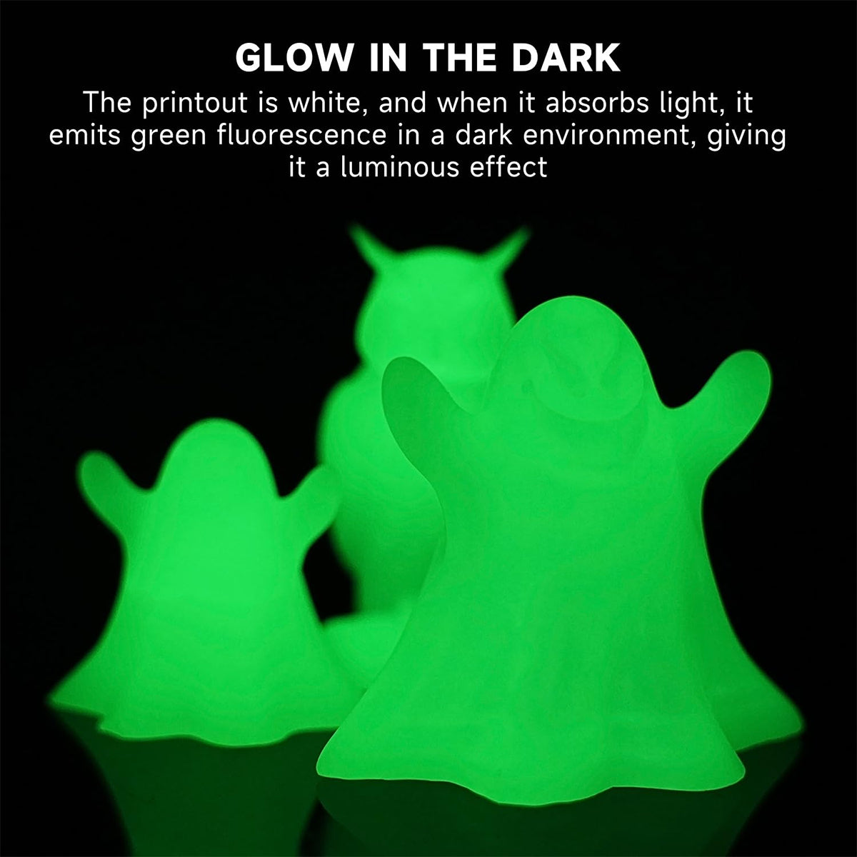 ANTINSKY 3D Printer Glow ln Dark Resin