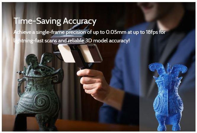 [Free 100 special marking points for 3D scanner]Revopoint POP 3: The Handheld 3D Scanner with Color Scans - Revopoint - Antinsky3d