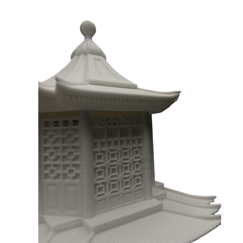 Chinese-style attic architecture Bedside night lamp desktop decoration niche style atmosphere lamp birthday gift - Antinsky3d