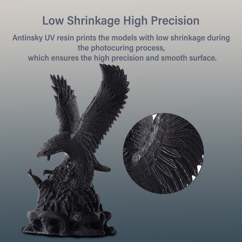 Antinsky Standard Lite resin for DLP LCD resin 3d printer 405nm 1kg High activity High precision Low shrinkage
