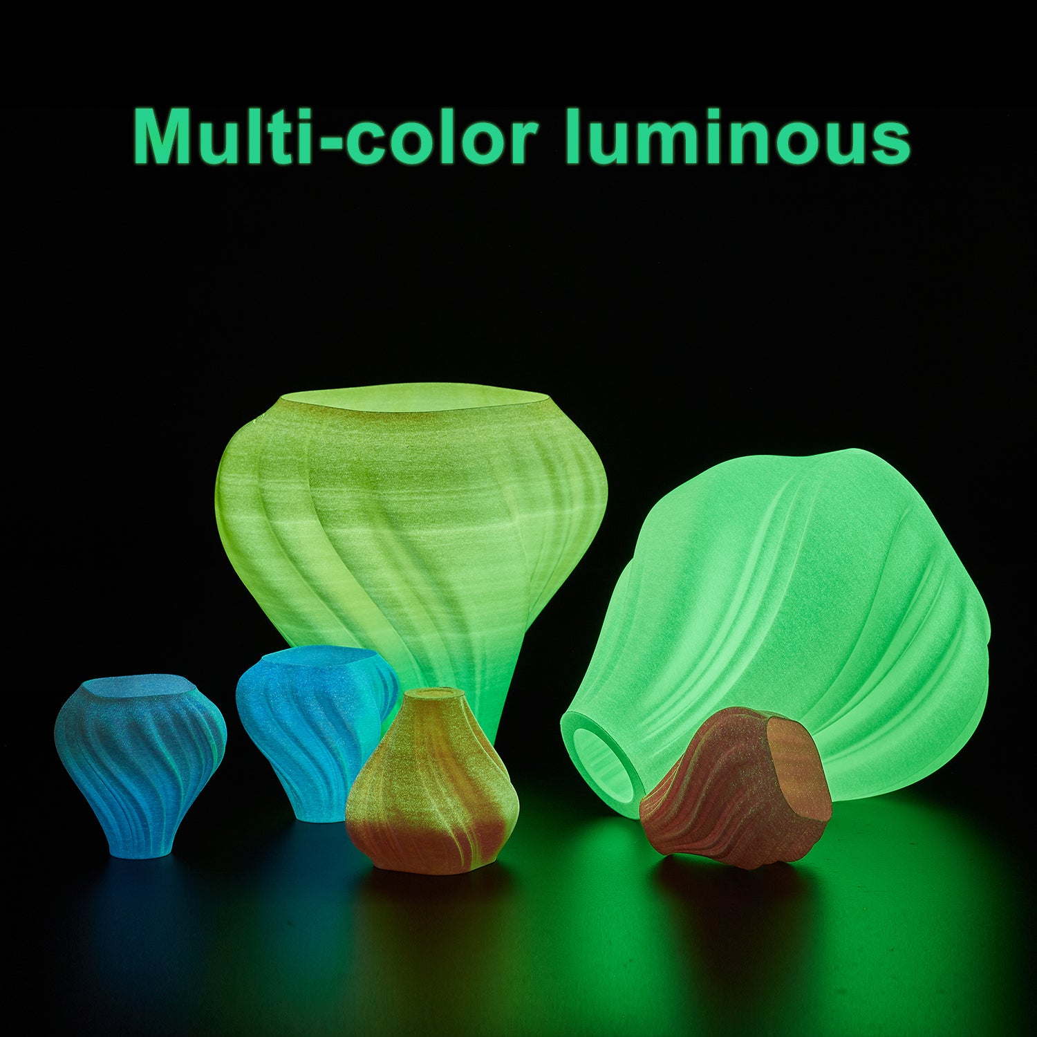 ANTINSKY PLA 3D Filament Luminous Rainbow