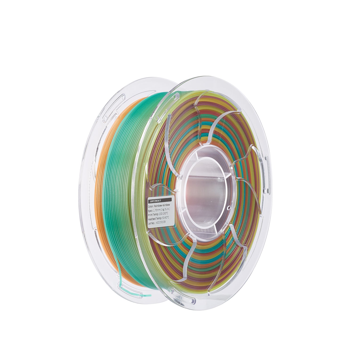 ANTINSKY PLA 3D Filament Luminous Rainbow