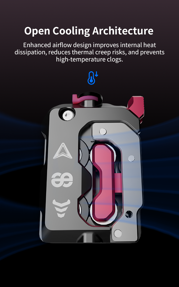 Creality x Phaetus DXC Extruder Helical Gears Dual-drive System Open Cooling for Creality K1 SE/K1C/K1/K1 Max Smart Filament Break Detection Plug and Play 3D Printer Extruder Head Accessories