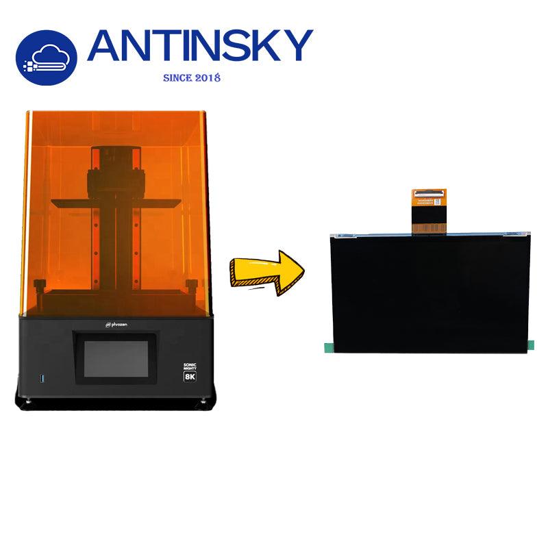 Antinsky 12K LCD Screen Panel Use (10"/Mono) for ELEGOO Saturn 3 Ultra, Anycubic Photon Mono M5/ M5S, Phrozen 12K kit - Antinsky3d