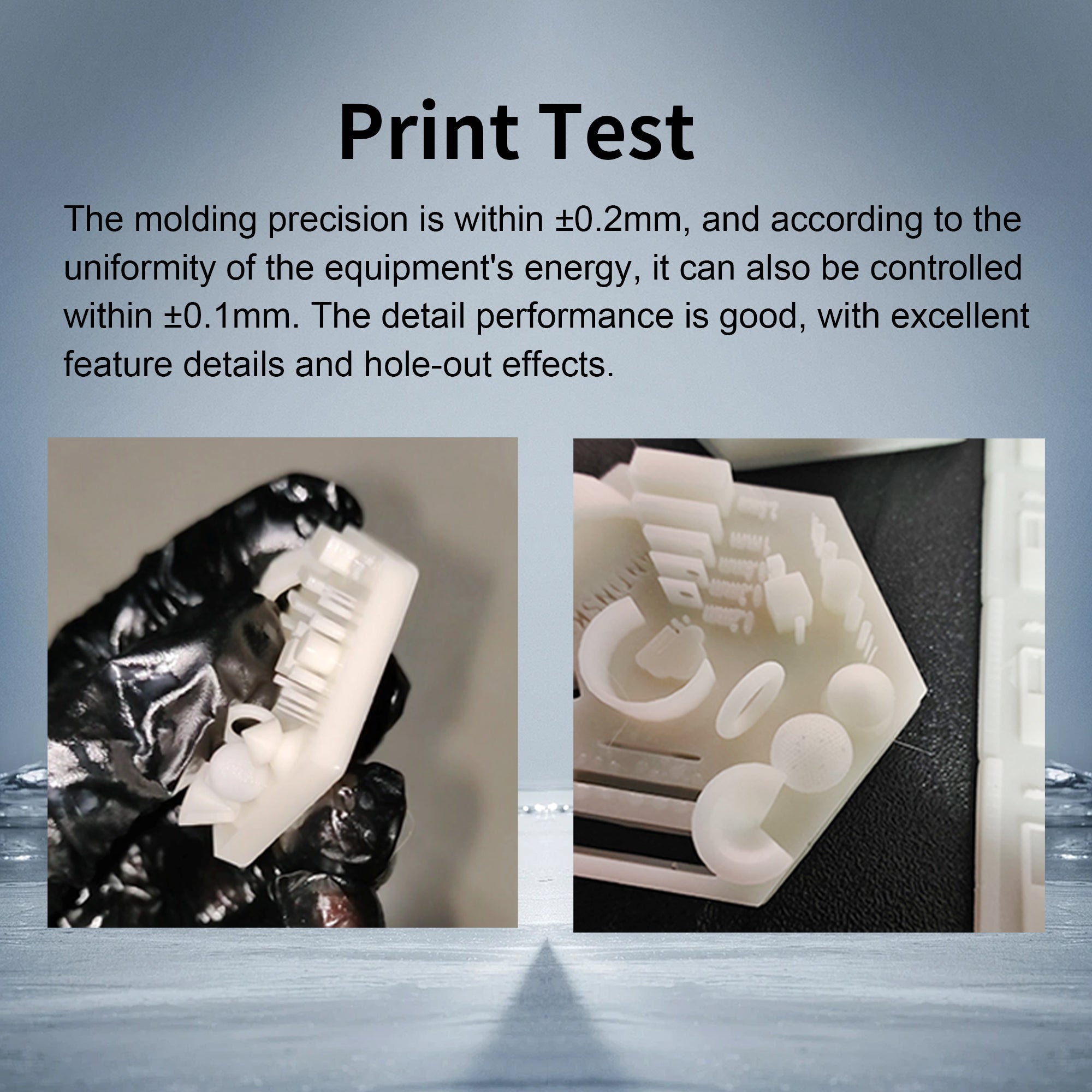 Antinsky Standard Resin 1KG White with High precision and excellent performance for 3D Printing resin