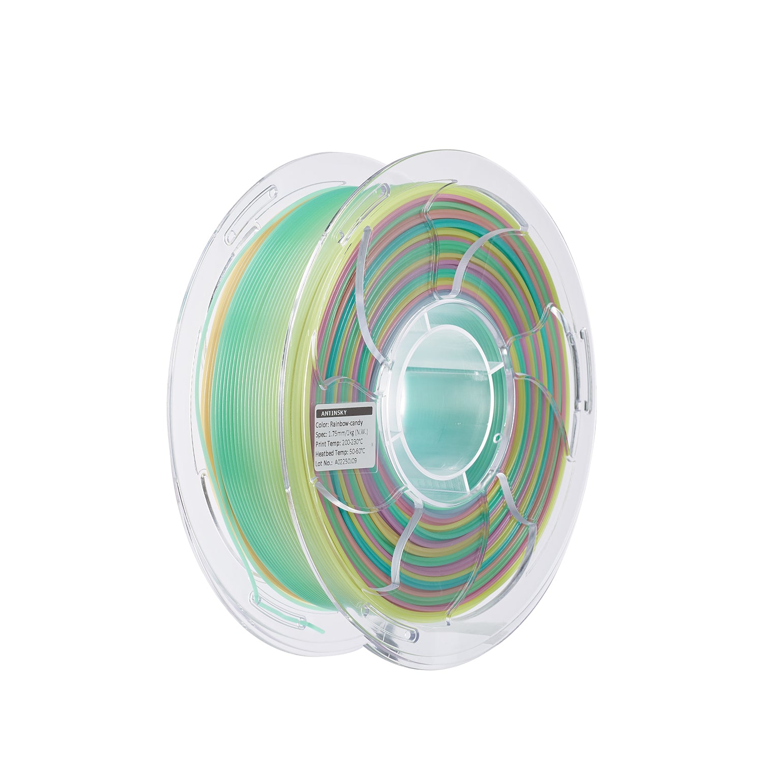 ANTINSKY PLA 3D Filament Luminous Rainbow