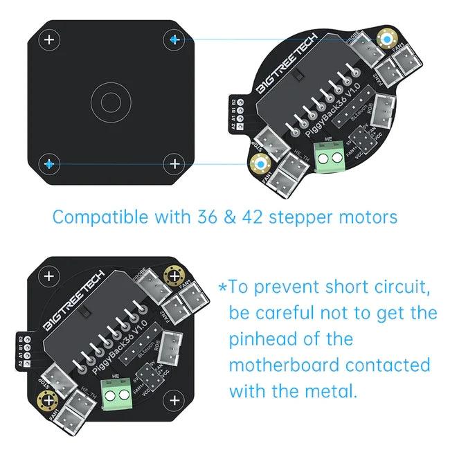 BIQU BIGTREETECH Piggyback36 Tool Board For 36 Stepper Motors - Antinsky3d