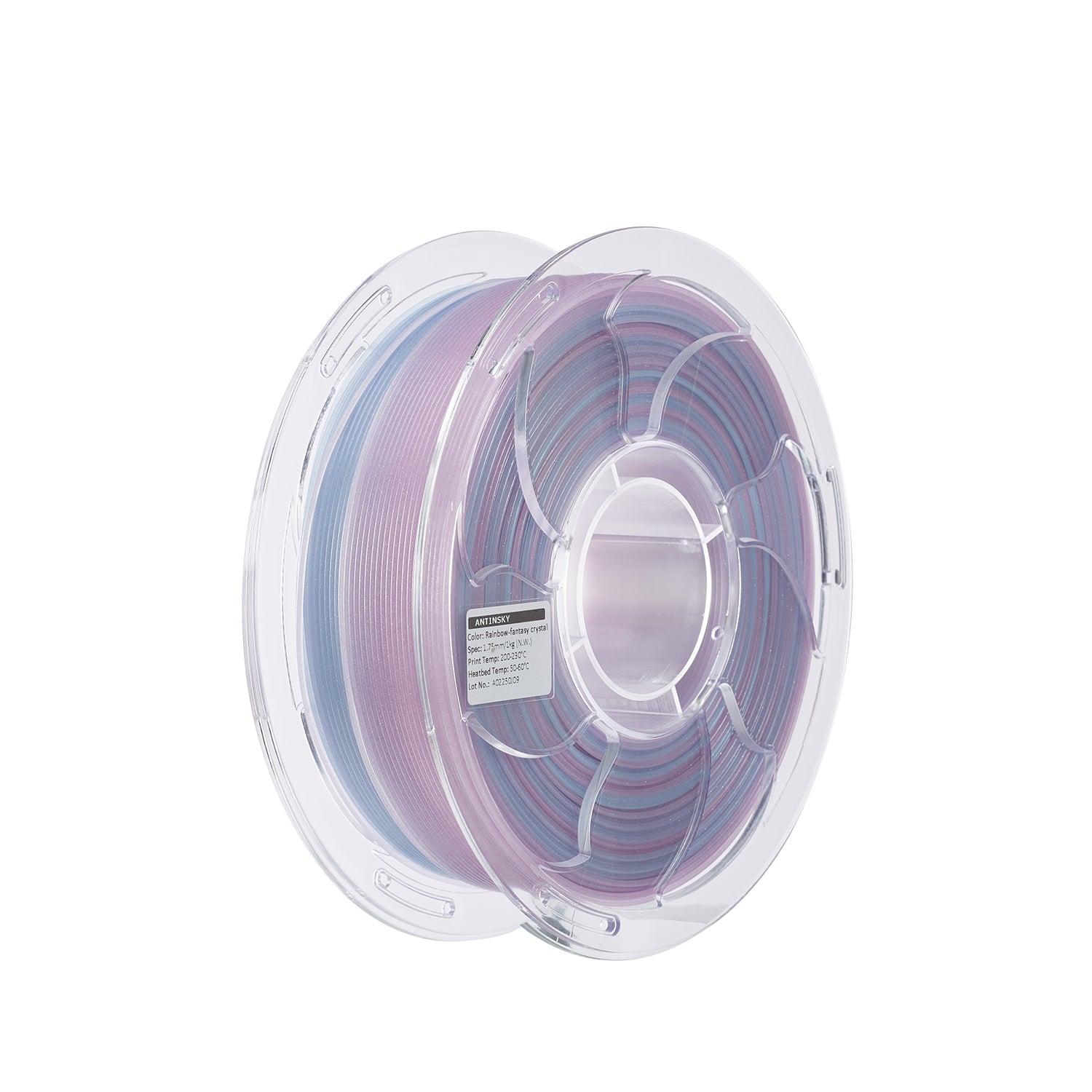 ANTINSKY PLA 3D Filament Luminous Rainbow