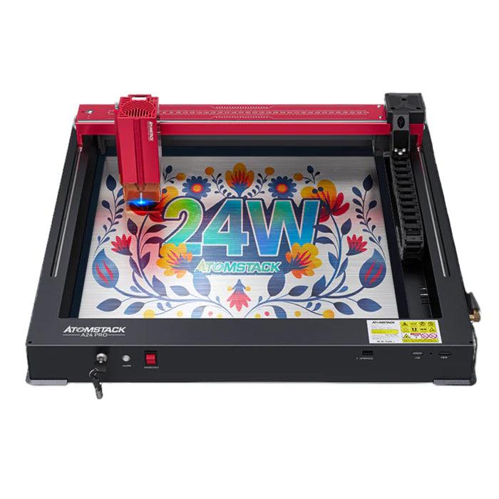 AtomStack A24 Pro Optical Power 24W Laser Engraver Unibody Frame No Assembly Required - Antinsky3d