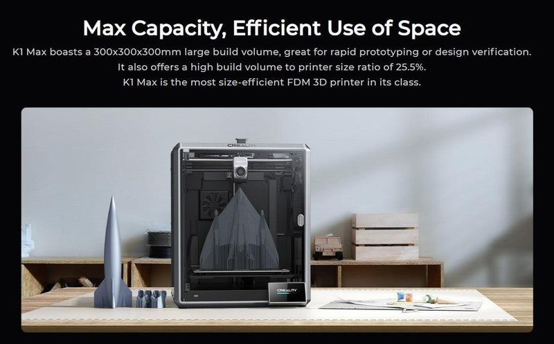 Creality K1 Max (300x300x300mm) – 3D Printing USA