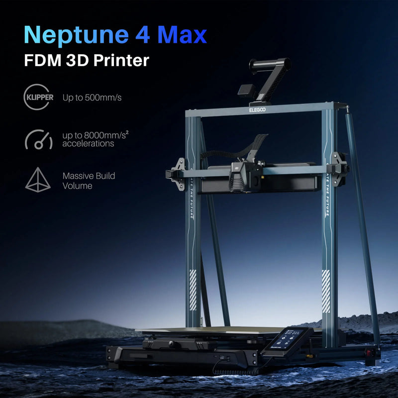 ELEGOO Neptune 4 Max FDM 3D Printer DIY with Printing Size 420x420x480mm for FDM 3d Printer