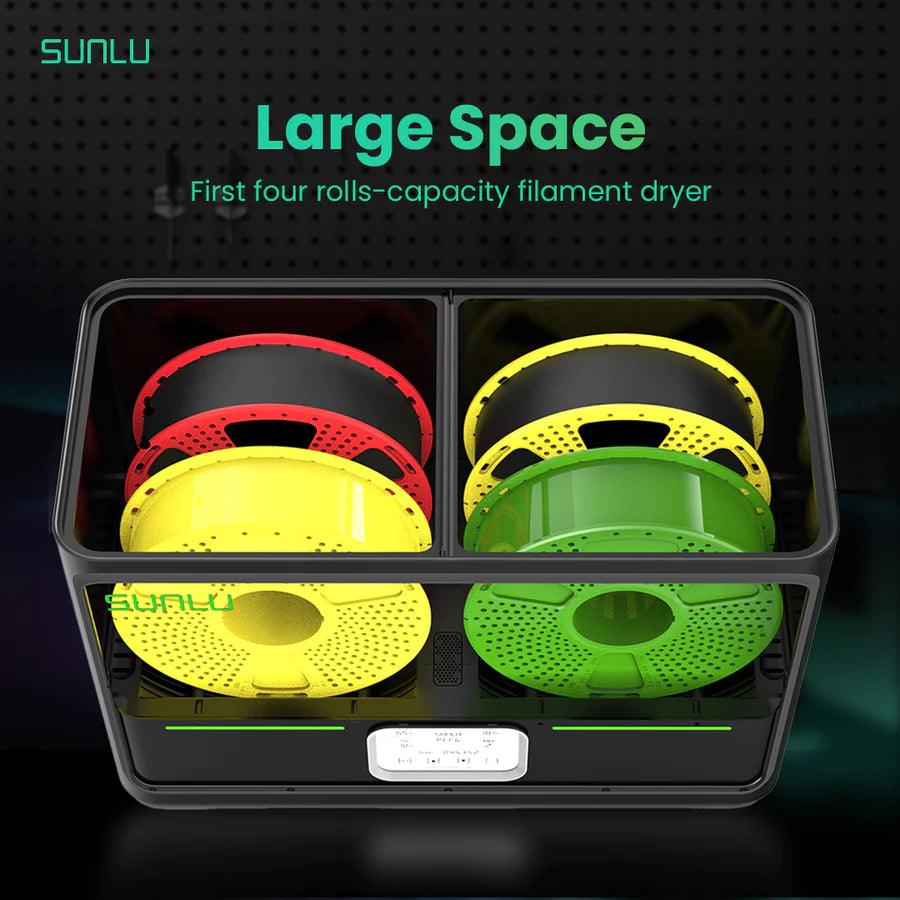 [In Stock Now] SUNLU FilaDryer S4, Fit Four Spools at a Time - Antinsky3d