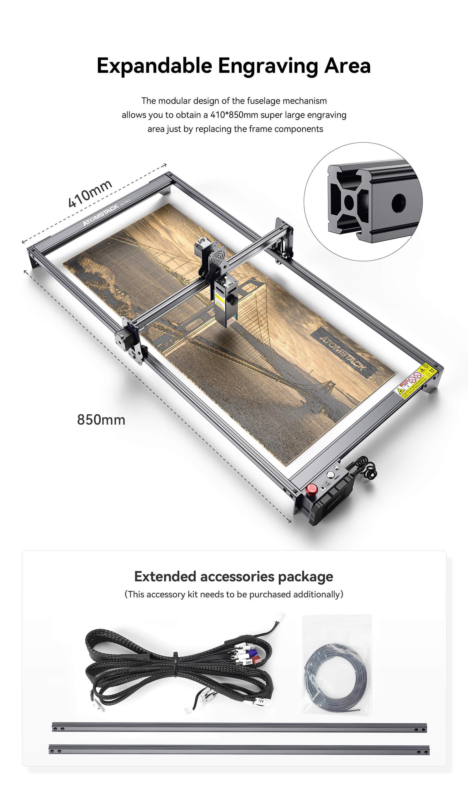 Atomstack X7 Pro 50W Flagship Dual-Laser Cutter & Engraving Machine - Antinsky3d