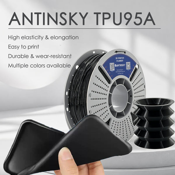 ANTINSKY TPU 95A 3D Filament 1KG