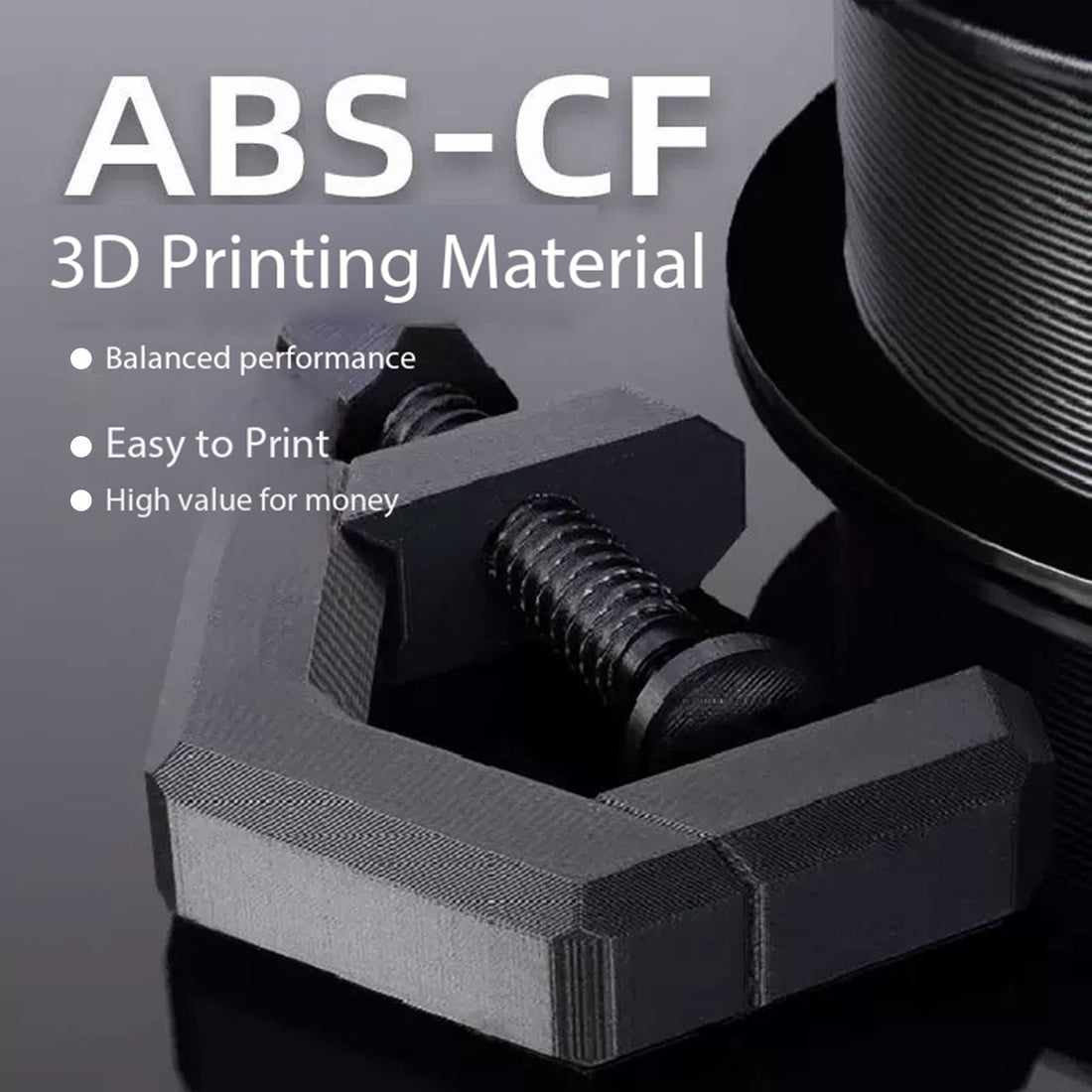 ANTINSKY ABS-CF 3D Filament 1KG