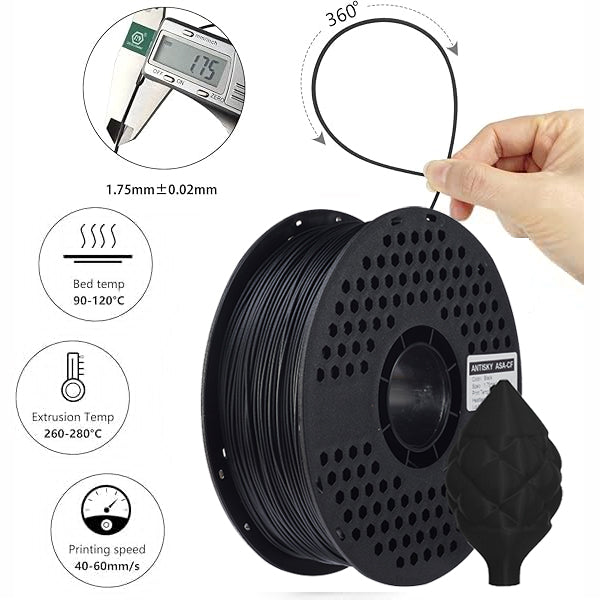 ANTINSKY ASA-CF 3D Filament 1KG