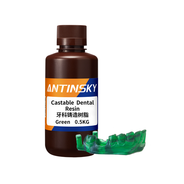 ANTINSKY Castable Dental Resin Green 0.5KG