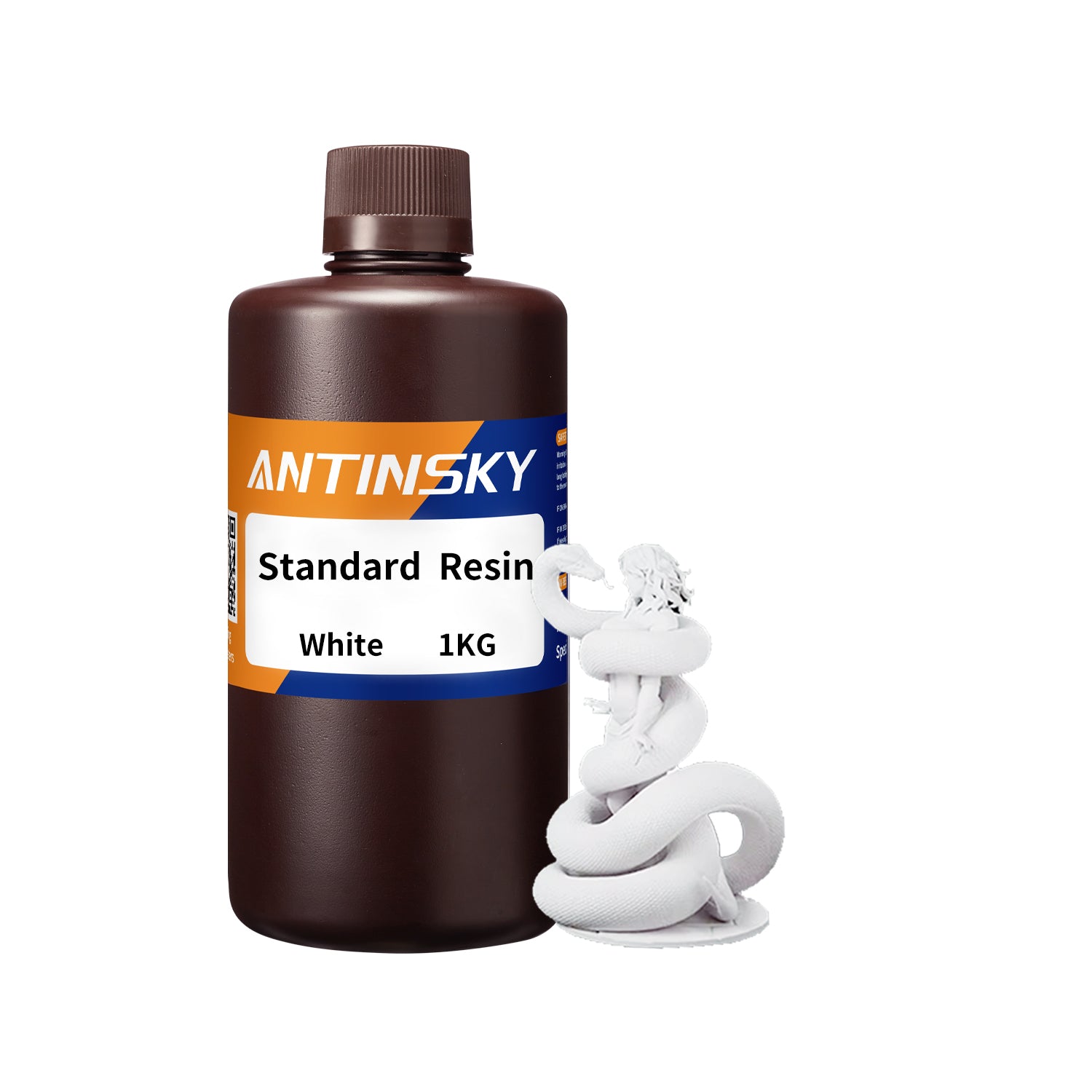 Antinsky Standard Resin 1KG White with High precision and excellent performance for 3D Printing resin