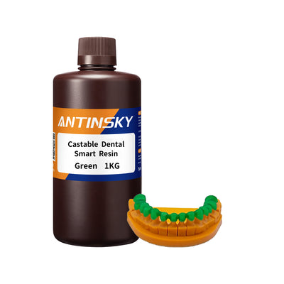 ANTINSKY Castable Dental Smart Resin Green 1KG