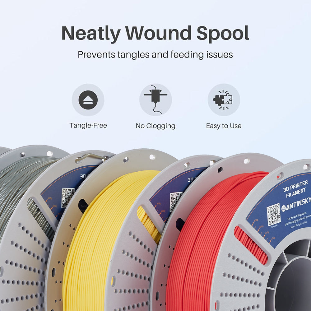ANTINSKY PLA+ 3D Filament 1KG
