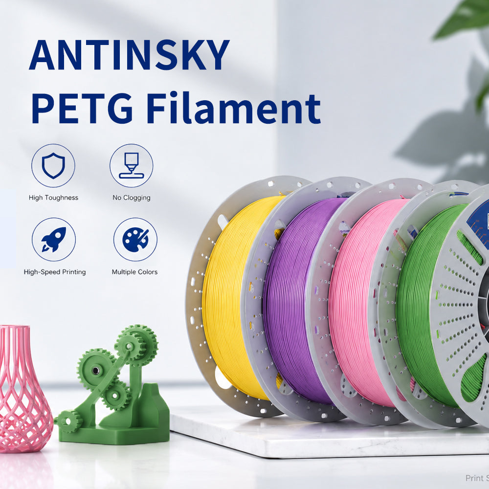 ANTINSKY PETG 3Dプリンターフィラメント 1KG