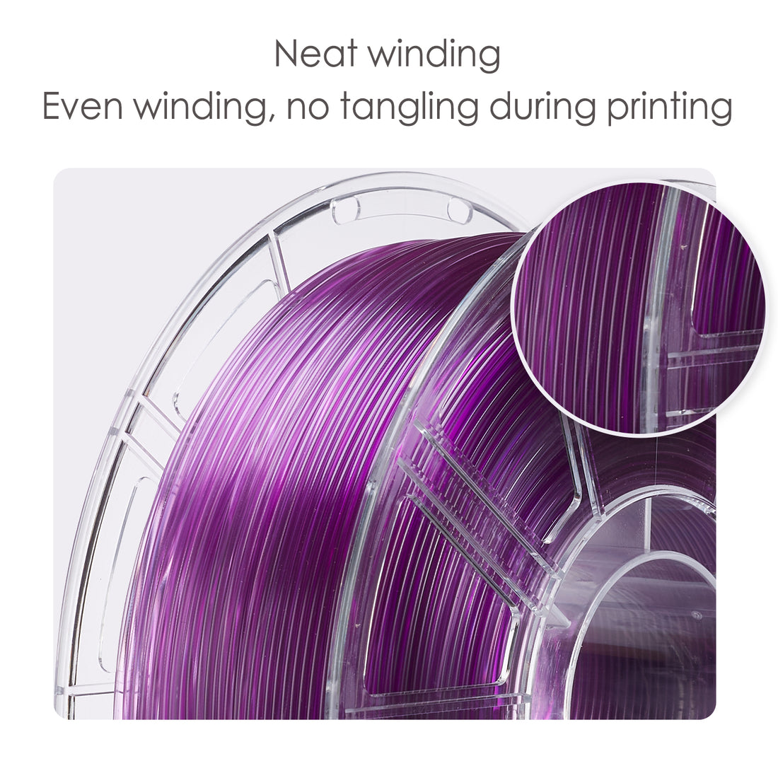ANTINSKY PETG Rainbow 3D Filament 1KG