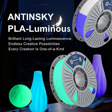 ANTINSKY PLA Luminous 3D Filament 1KG
