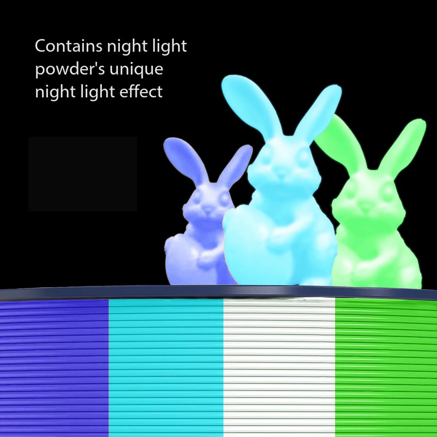 ANTINSKY PLA Luminous 3D Filament 1KG