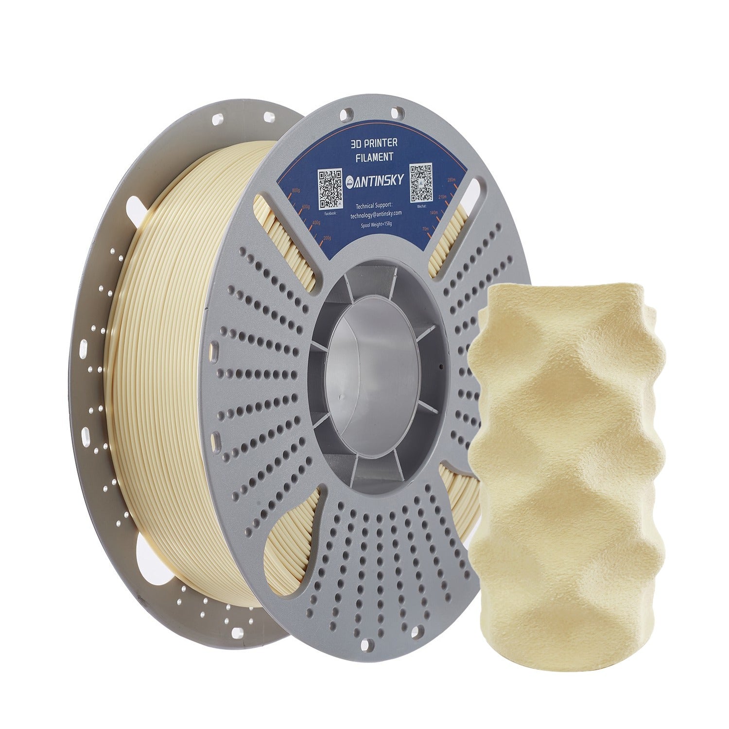 ANTINSKY PLA Matte 3D Filament 1KG