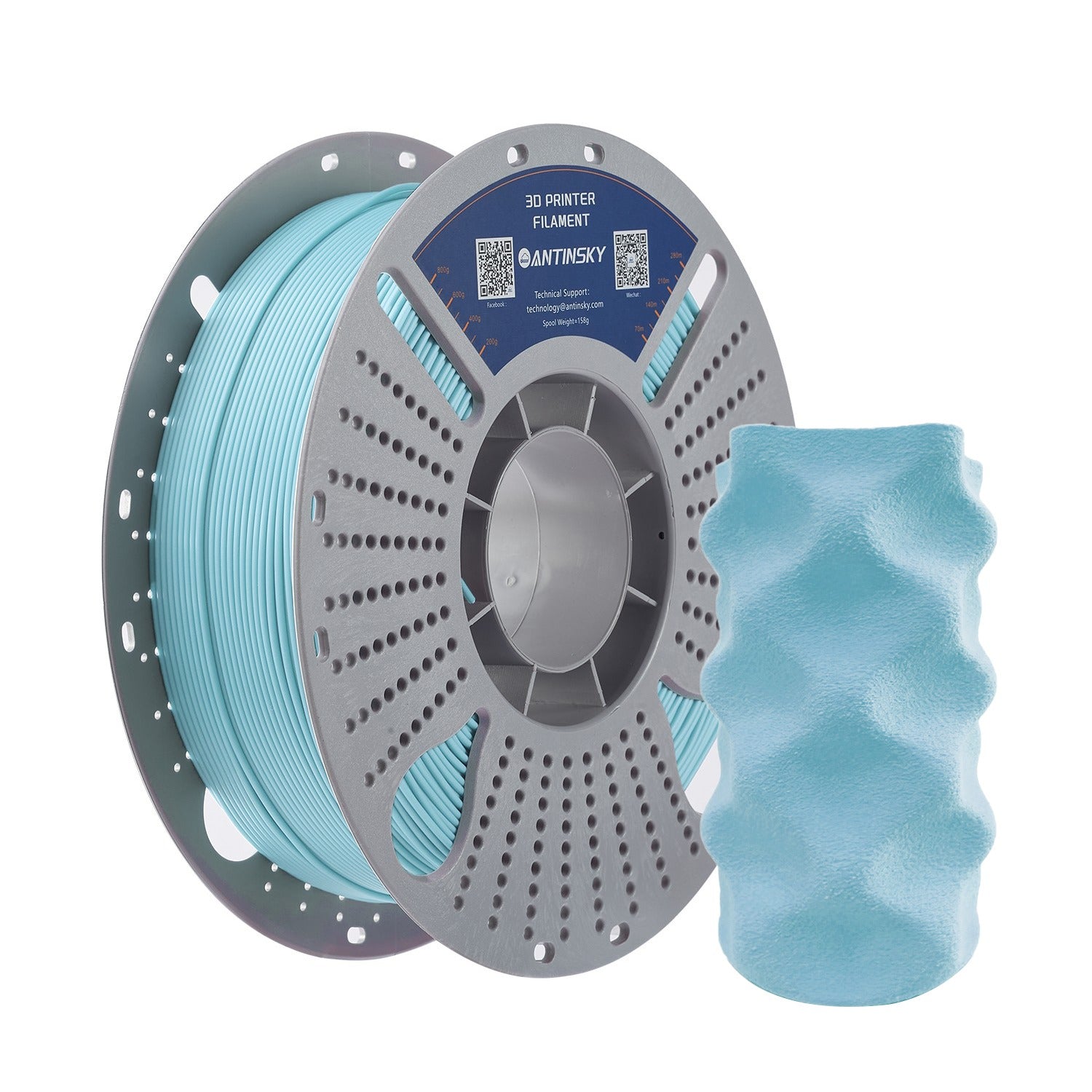 ANTINSKY PLA Matte 3D Filament 1KG