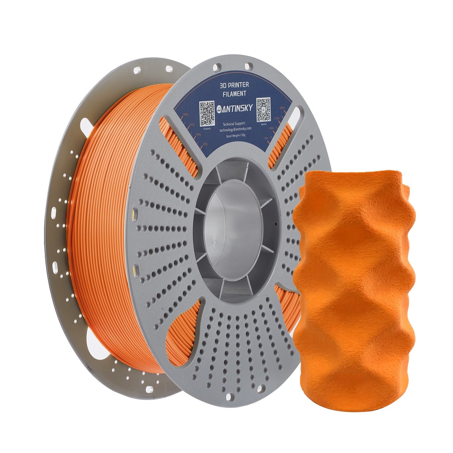 ANTINSKY PLA Matte 3D Filament 1KG