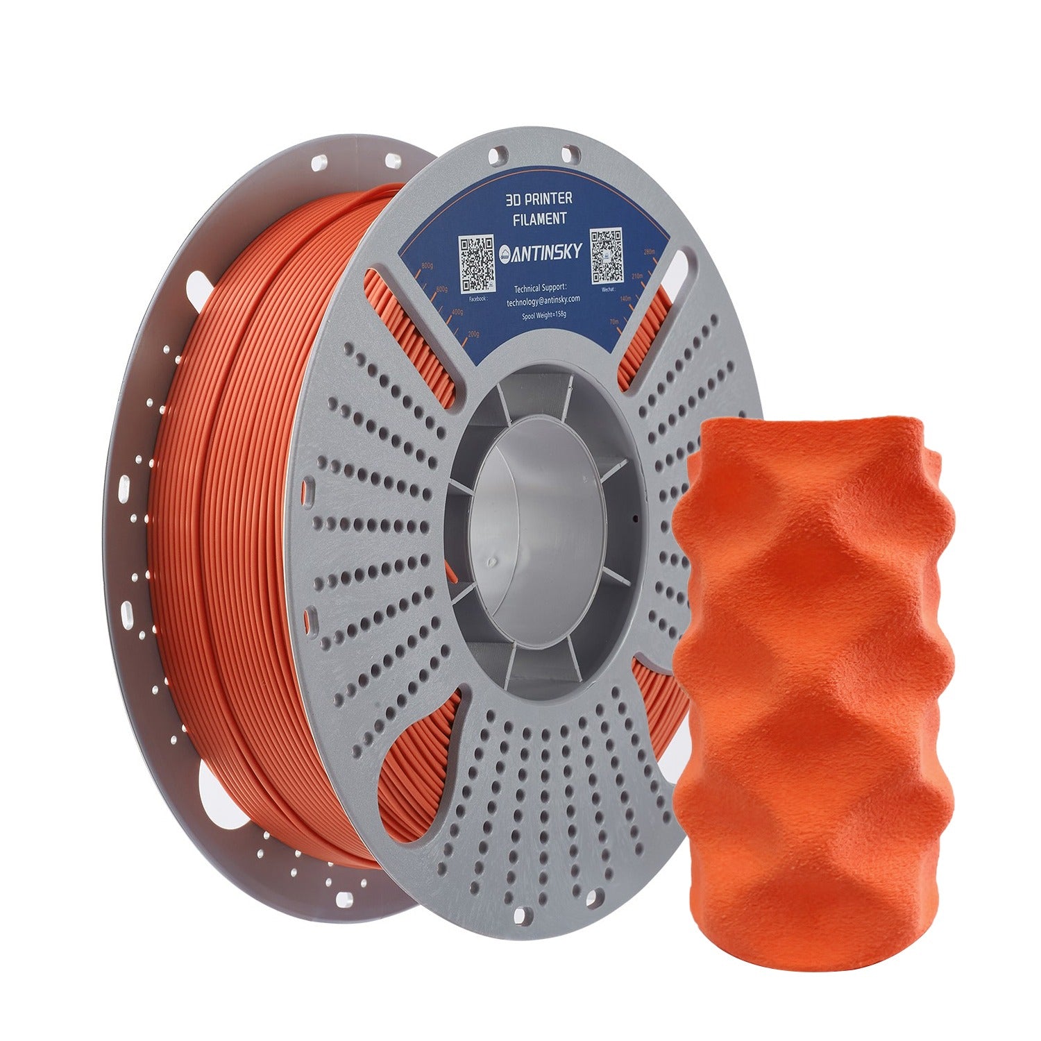 ANTINSKY PLA Matte 3D Filament 1KG