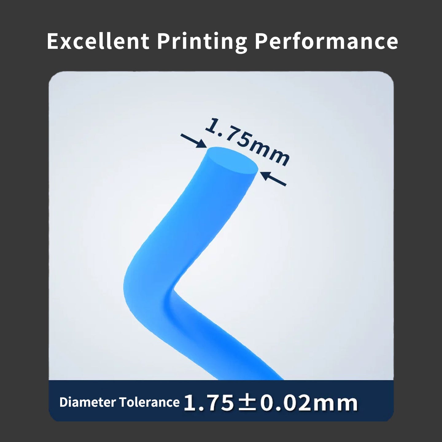 ANTINSKY PLA Rock 3D Filament 1KG