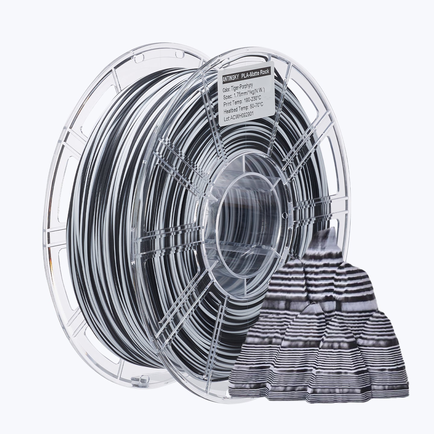 ANTINSKY PLA Rock 3D Filament 1KG