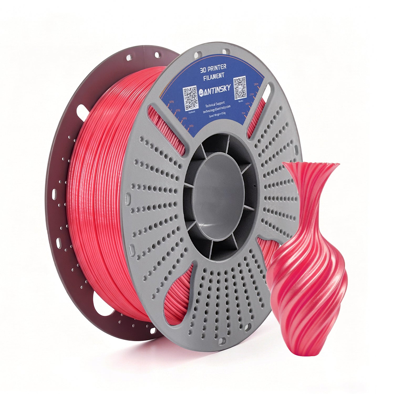 ANTINSKY PLA SILK 3D Filament 1KG