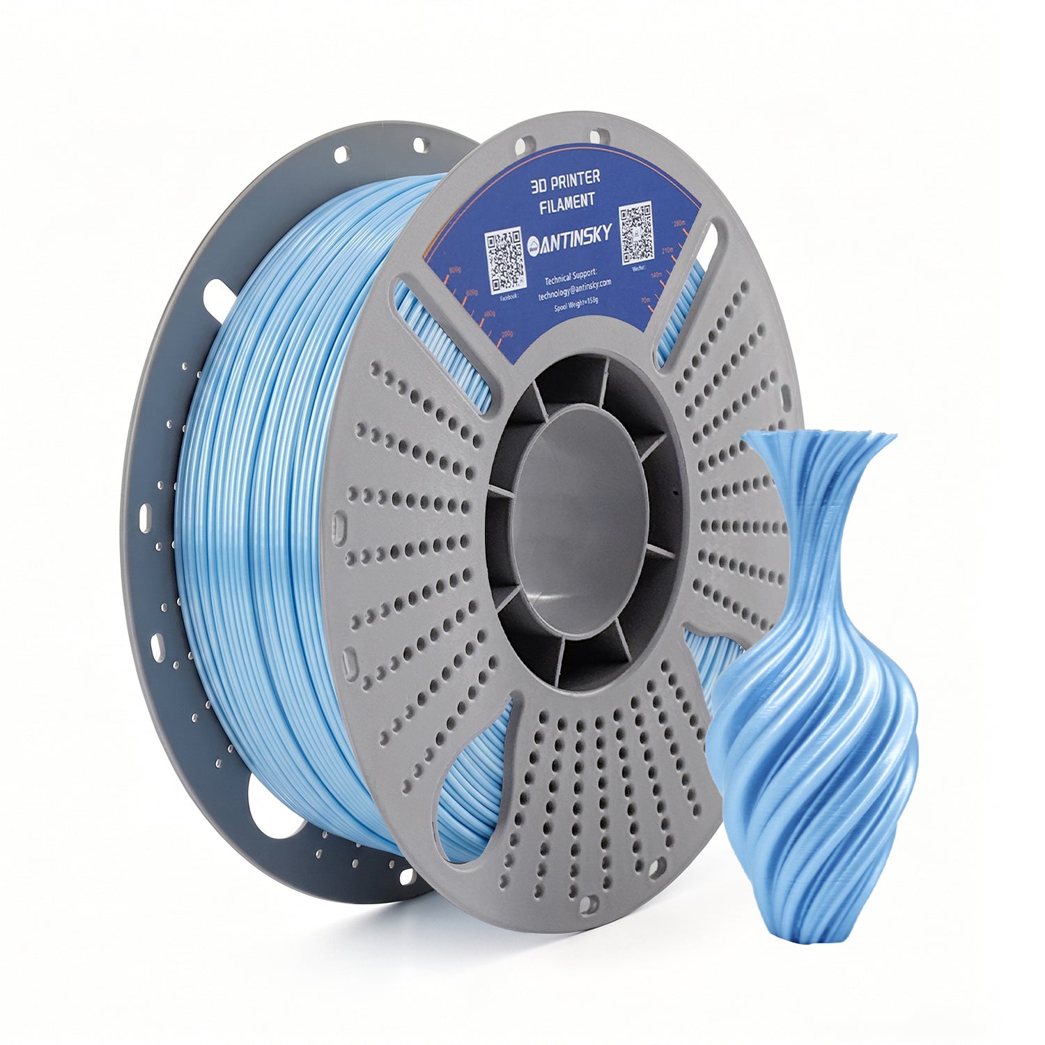 ANTINSKY PLA SILK 3D Filament 1KG