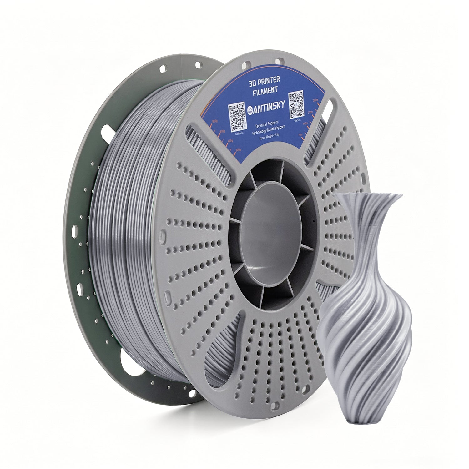 ANTINSKY PLA SILK 3D Filament 1KG
