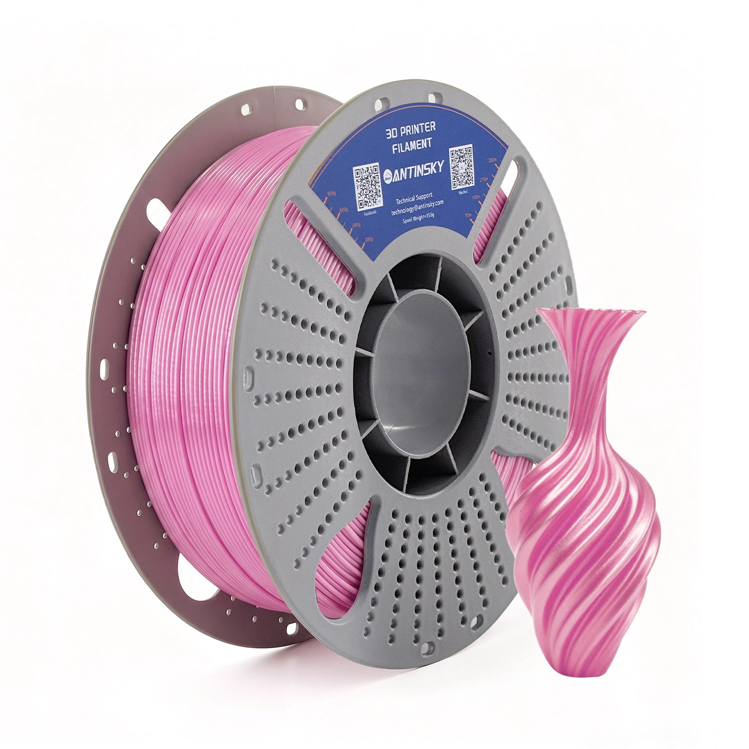 ANTINSKY PLA SILK 3D Filament 1KG