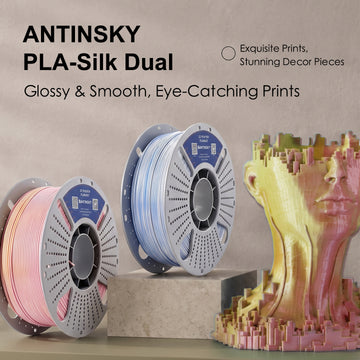 ANTINSKY PLA SILK Dual 3D Filament 1KG