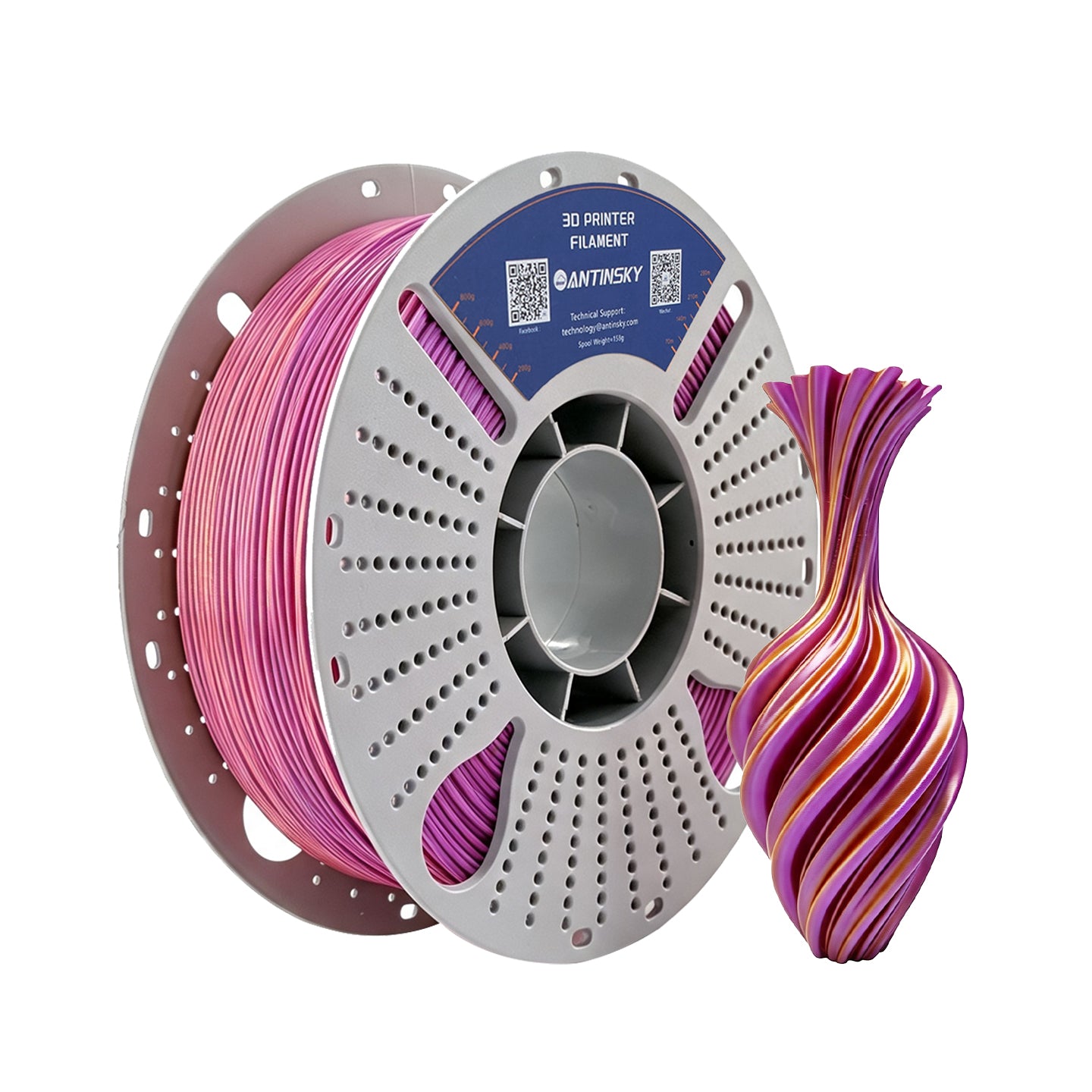 ANTINSKY PLA SILK Dual 3D Filament 1KG
