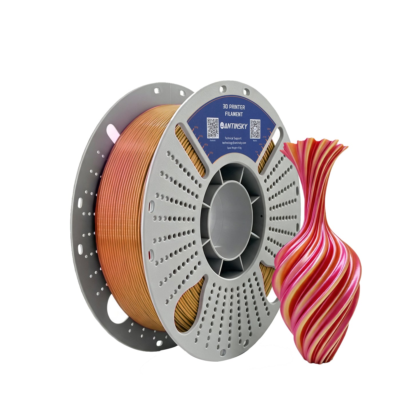 ANTINSKY PLA SILK Dual 3D Filament 1KG