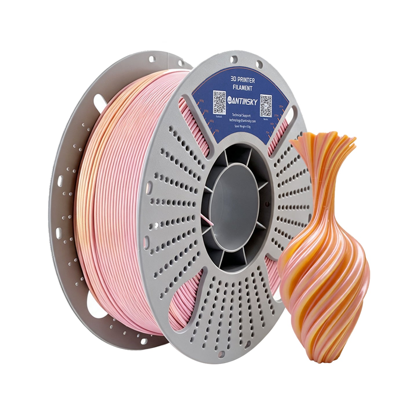 ANTINSKY PLA SILK Dual 3D Filament 1KG