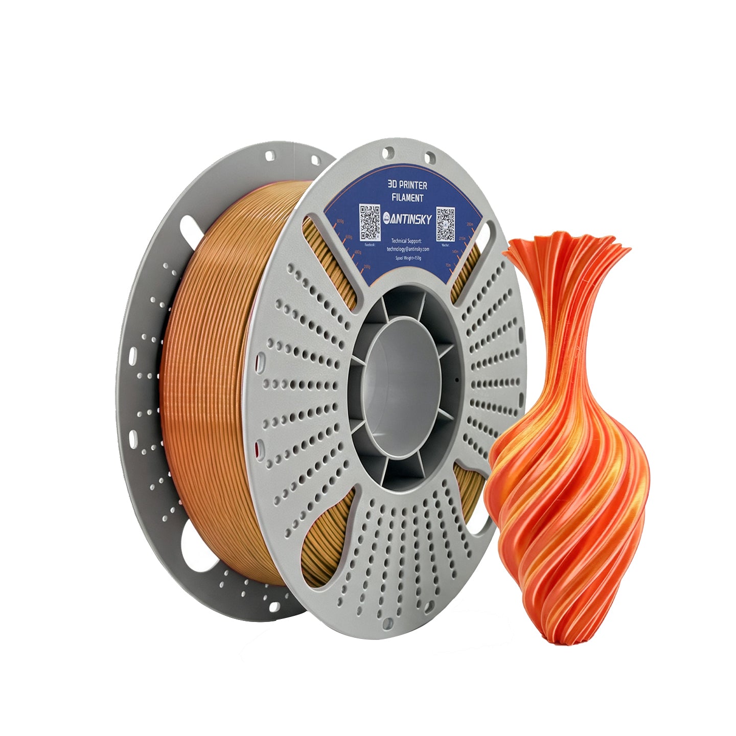 ANTINSKY PLA SILK Dual 3D Filament 1KG